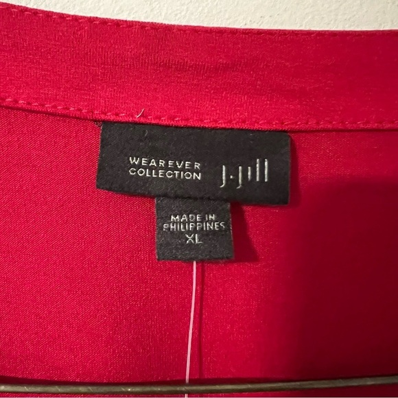 J.Jill Red Cardigan XL NWT - Picture 5 of 5